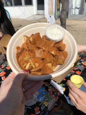 Papas bravas (the dip on the side was a 12/10) at Sticky Fingers Diner in Washington