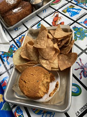 Cauliflower Buffalo dip  at Sticky Fingers Diner in Washington