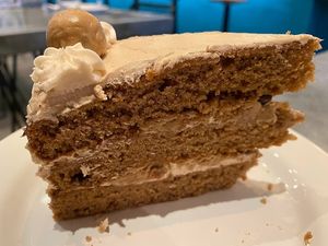 Cookie dough cake at Sticky Fingers Diner in Washington