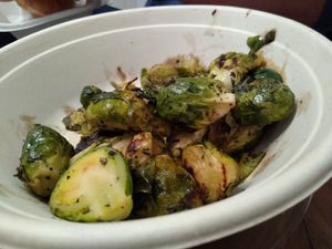 Brussel sprouts at Sticky Fingers Diner in Washington