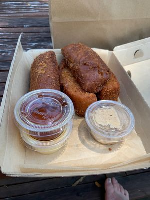 French toast sticks   at Sticky Fingers Diner in Washington