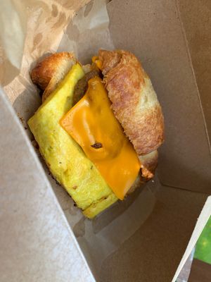 Impossible croissant   at Sticky Fingers Diner in Washington