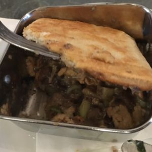 Truffled Pot Pie at Sticky Fingers Diner in Washington