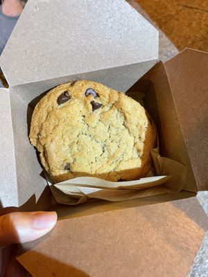 An amazing take on a classic chocolate chip cookie  at Sticky Fingers Diner in Washington
