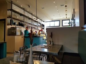 inside at Sticky Fingers Diner in Washington