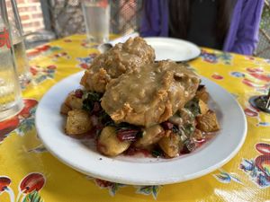 Country Fried Seitan/Steak  at Sticky Fingers Diner in Washington