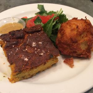 chickpea frittata at Sticky Fingers Diner in Washington