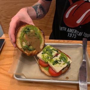   at Sticky Fingers Diner in Washington