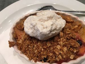Seasonal crisp at Sticky Fingers Diner in Washington