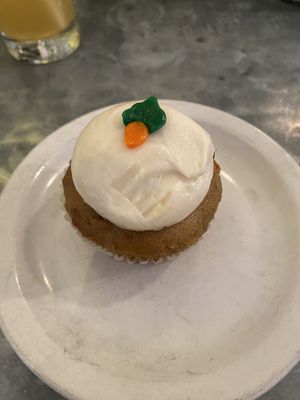 Carrot Cupcake (Devoured) 😜  at Sticky Fingers Diner in Washington