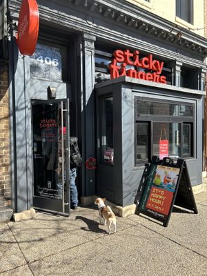   at Sticky Fingers Diner in Washington