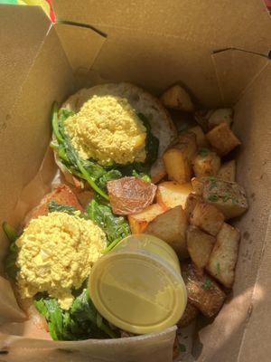 benedict florentine (togo)  at Sticky Fingers Diner in Washington