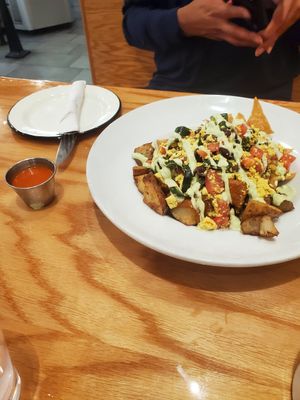 Chilaquiles at Sticky Fingers Diner in Washington