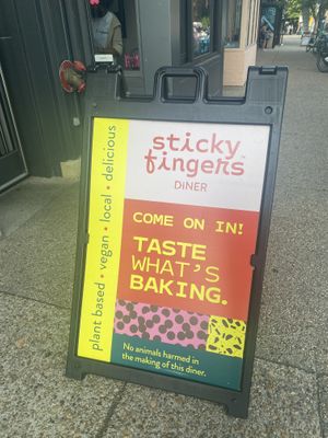   at Sticky Fingers Diner in Washington