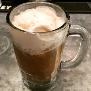 Root beer float.  at Sticky Fingers Diner in Washington