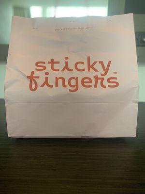 The bag  at Sticky Fingers Diner in Washington
