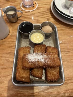 French toast sticks  at Sticky Fingers Diner in Washington