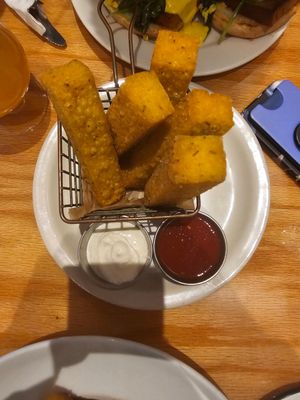 Polenta fries at Sticky Fingers Diner in Washington