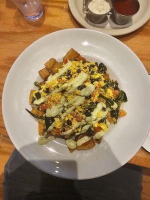 Chilaquiles at Sticky Fingers Diner in Washington
