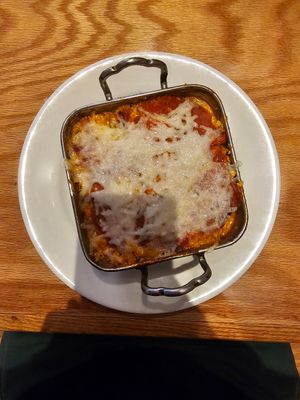 Zucchini lasagna at Sticky Fingers Diner in Washington