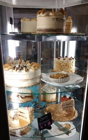 vegan cakes from Sticky Fingers at Sticky Fingers Diner in Washington