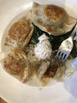 Pierogi  at Sticky Fingers Diner in Washington