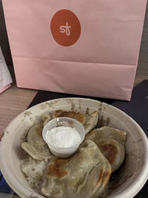 Pierogis   at Sticky Fingers Diner in Washington