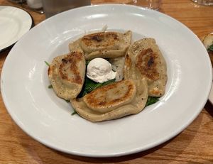 pierogies at Sticky Fingers Diner in Washington