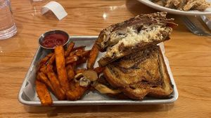 hot reuben  at Sticky Fingers Diner in Washington