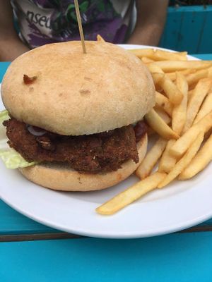 Barbecue Seitan at Sticky Fingers Diner in Washington