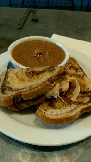 The Reuben sandwich at Sticky Fingers Diner in Washington