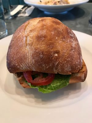 Vegan Burger from heaven!!! at Sticky Fingers Diner in Washington