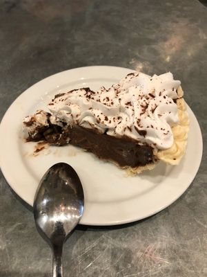 Chocolate Cream Pie at Sticky Fingers Diner in Washington