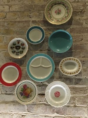 Plates at Sticky Fingers Diner in Washington