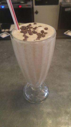Cookie Dough Shake at Sticky Fingers Diner in Washington