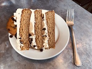 Cookies and cream cake  at Sticky Fingers Diner in Washington