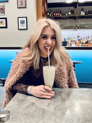 Chocolate shake 😋 at Sticky Fingers Diner in Washington