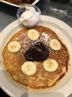 banana pancake at Sticky Fingers Diner in Washington