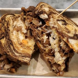 Hot Pastrami  at Sticky Fingers Diner in Washington