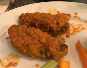 Southern fried wings (buffalo) at Sticky Fingers Diner in Washington