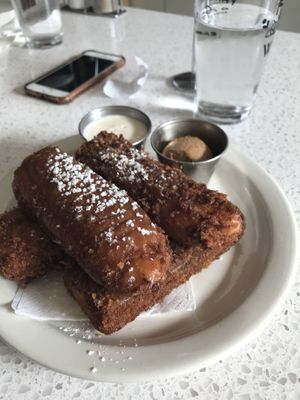 French toast “sticks” more like logs!!!  at Sticky Fingers Diner in Washington