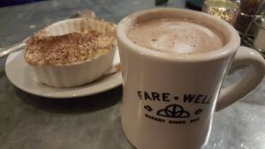 Hot chocolate! And tiramisu! at Sticky Fingers Diner in Washington