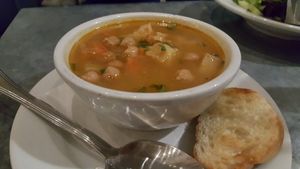 Soup of the day - Chickpea Veggie at Sticky Fingers Diner in Washington