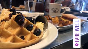 🧇🥔🥪 at Sticky Fingers Diner in Washington