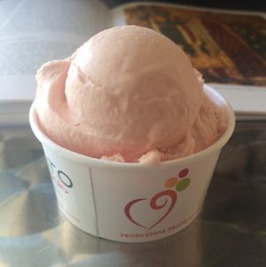 melon flavour  at Gelateria al Sole in Venice