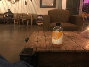 Local kombucha and lounge area at Bula Kava House in Portland
