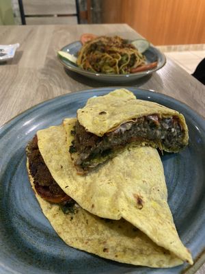 Hamburguesa  at Sattva by Govinda in Aguas Calientes