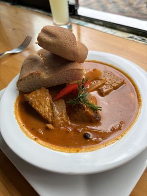 Adobo cusqueño   at Sattva by Govinda in Aguas Calientes