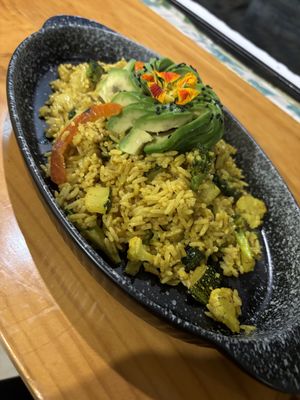 Arroz al curry   at Sattva by Govinda in Aguas Calientes