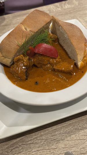 The Adobo was very delicious but surprisingly spicy🌶️🔥, so make sure to ask for less hot if you're not used to it 😉  at Sattva by Govinda in Aguas Calientes